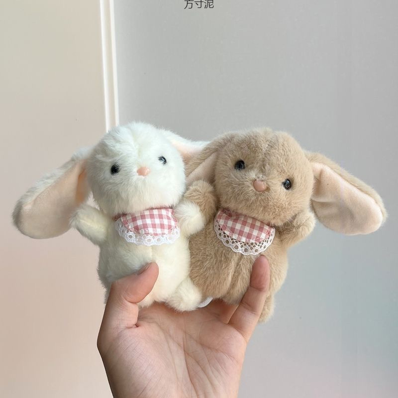 かわいいウサギのぬいぐるみのキーホルダーカップルのバッグのペンダント|undefined