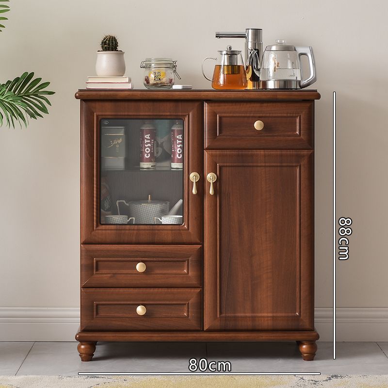 2025 nuevo gabinete de bar de té doméstico de madera china de alta gama totalmente automático dispensador de agua inteligente desinfección gabinete todo en uno