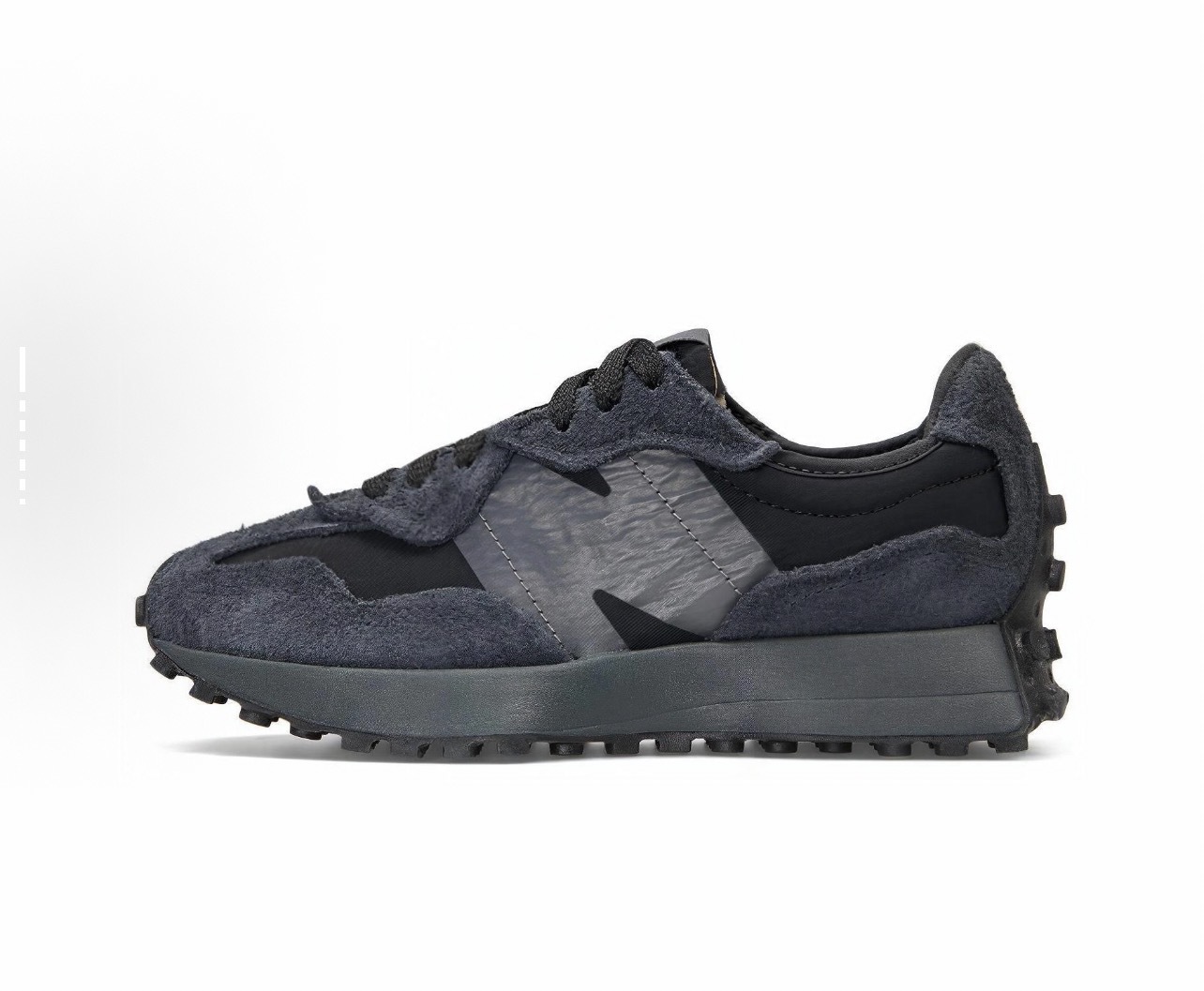 Putian Chunyuan nb327 Yuanzu gris negro samurai zapatos de hombre ligero de suela gruesa deportiva casual zapatos de mujer retro zapatos papá