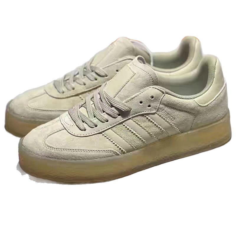 Putian zapatos para hombres y mujeres otoño / invierno 2025, nuevo cuero negro, suela gruesa, retro retro, transpirable, zapatos deportivos casuales, moda de skate