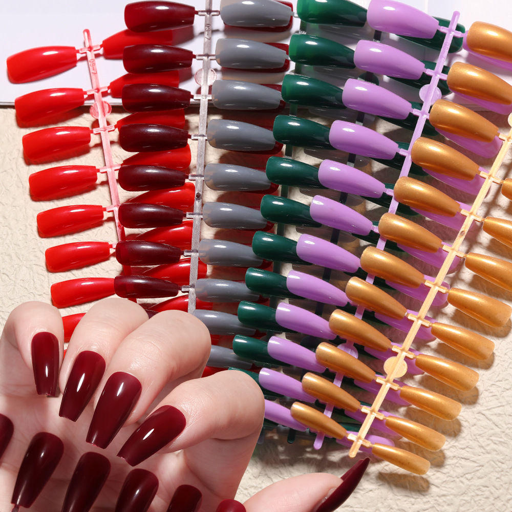 solid color nail stickers