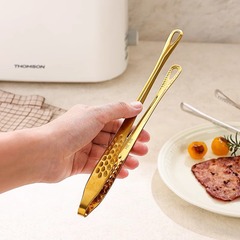 Food tongs stainless steel barbecue tongs Korean food tongs kitchen anti-scalding bread tongs hotel barbecue tongs steak tongs