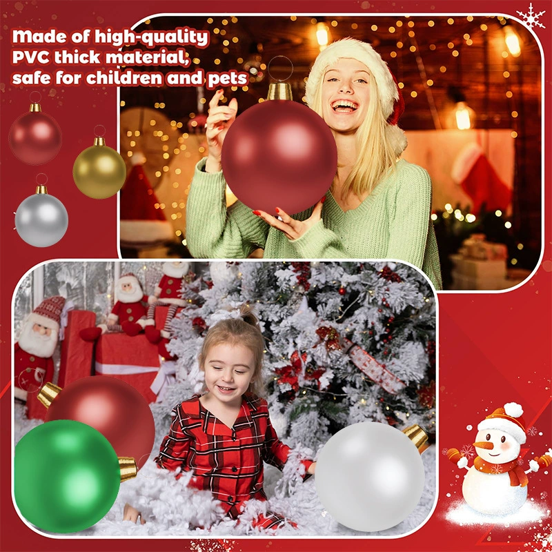 2026 новые высококачественные пластиковые елочные шары с гальваническим покрытием, 8inch елочных шаров, 10inch елочных украшений в виде шаров