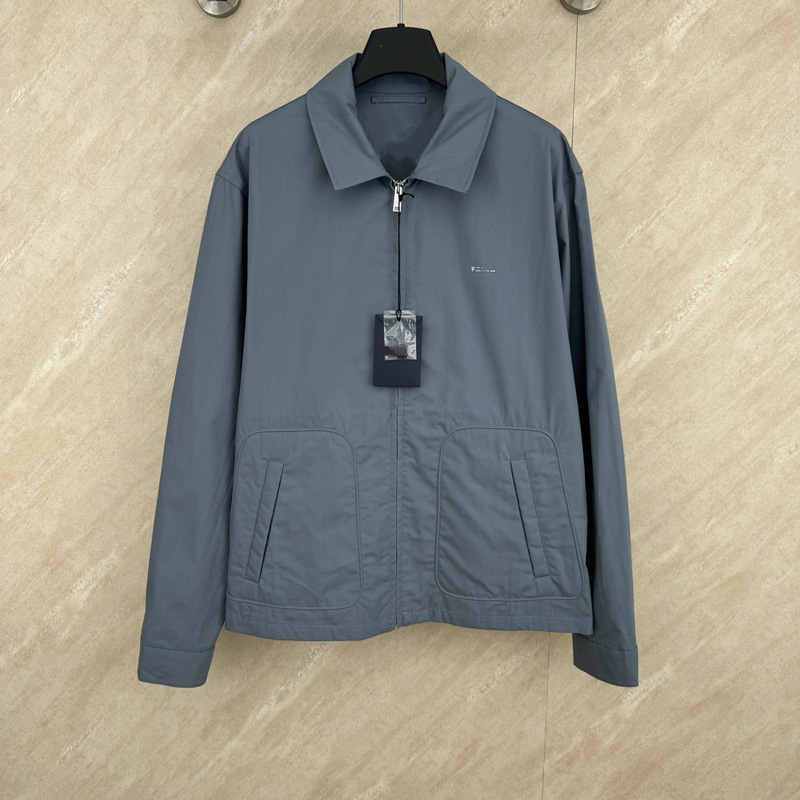 2026 Spring and Autumn New Men's Lapel Zipper Jacket Business Casual Solid Color Outerwear Loose Workwear Style Top 2026 Spring and Autumn New Men's Lapel Zipper Jacket Business Casual Solid Color Outerwear Loose Workwear Style Top