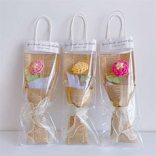 Creative gift small bouquet, sunflower artificial flower finished product, holiday gift for best friends and elders