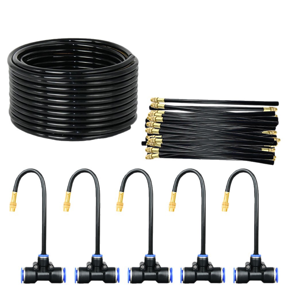 boquilla de pulverización universal ajustable boquilla de pulverización de atomización giratoria ajustable boquilla de pulverización rápida de riego de agua humidificación y enfriamiento boquilla de cobre