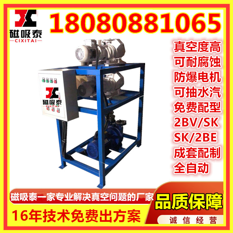 真空泵组矿山设备包装设备水环真空机组ZJP罗茨真空泵+2BV水环泵