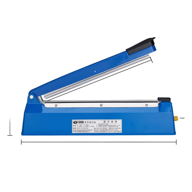 Ручная машина для запечатывания под давлением Green Dragonfly, пластиковая оболочка 300, машина для запечатывания пакетов 3 мм, 5 мм, чтобы отправить комплект высокотемпературной ткани для нагревательного провода