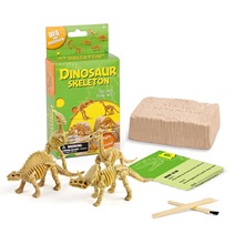 新款彩色恐龙考古挖掘玩具跨境儿童考古玩具玩具益智科教玩具批发