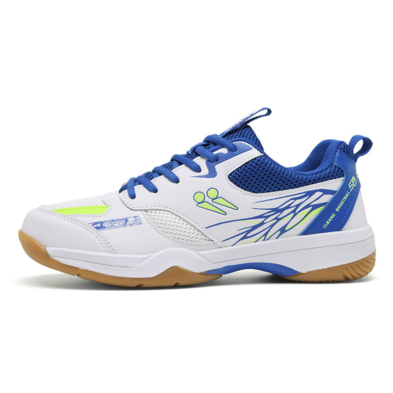 ROANK zapatos de bádminton para hombres y mujeres zapatos de entrenamiento amortiguadores zapatos deportivos profesionales respirantes anti-deslizantes zapatos de tenis resistentes al desgaste