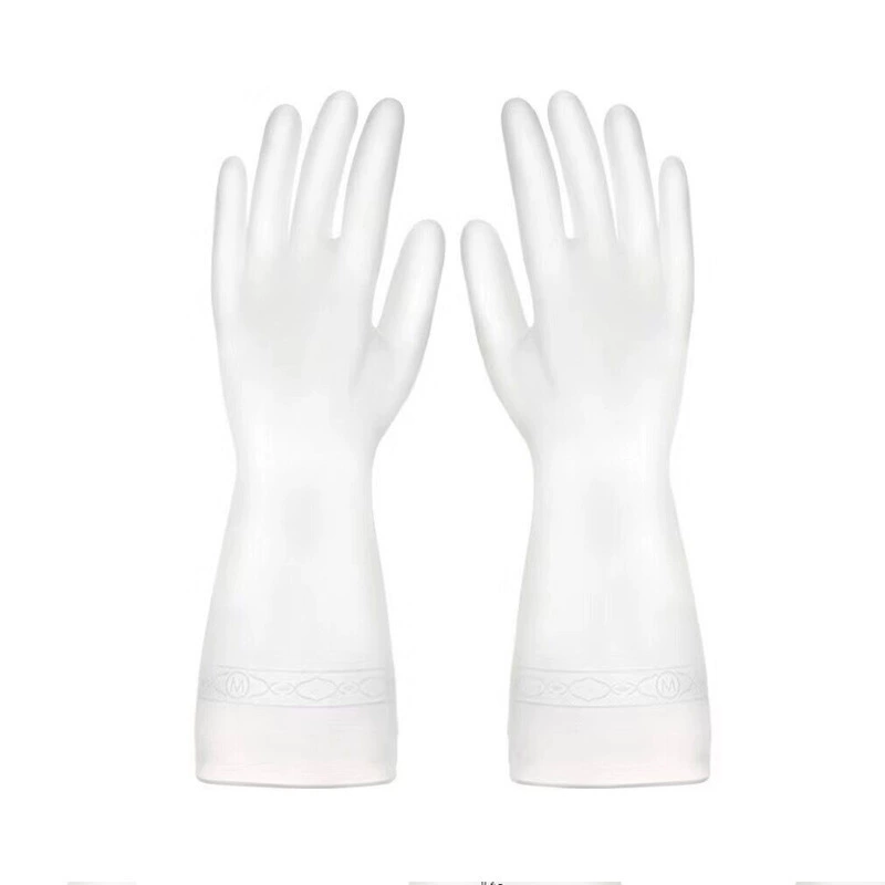 Rubber waterproof plastic durable warm gloves