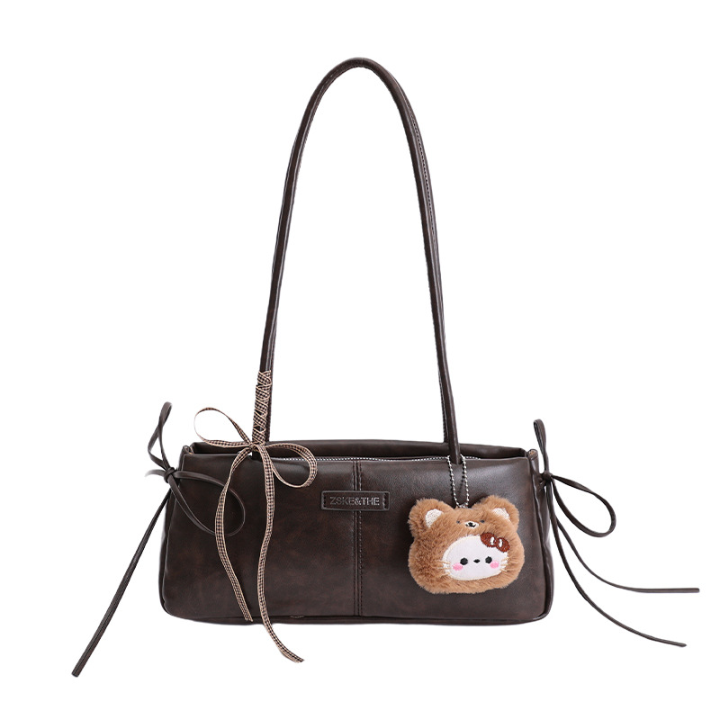 Premium Texture Retro Handbag For Women 2025 New Arrival Commuter Versatile Shoulder Underarm Bag Fashion Baguette Bag - Thumbnail 6