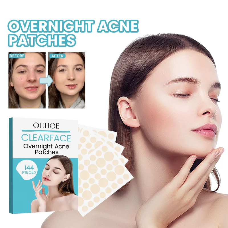 Осветляющая acne-патч OUHOE, дышащий тональный крем для лица от черных пятен, скрывает акне