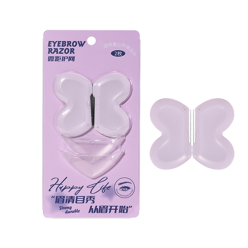 LMLTOP Paquete de 3 recortadores de cejas plegables, herramientas de belleza, cuchillas para cejas, juego de rasuradores de cejas para mujer A0369