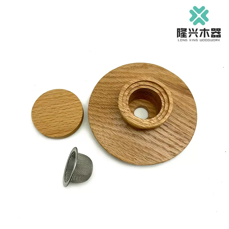 厂家直供橡木飞碟款木制鸡尾酒烟熏器威士忌烟熏器木屑套装调酒器