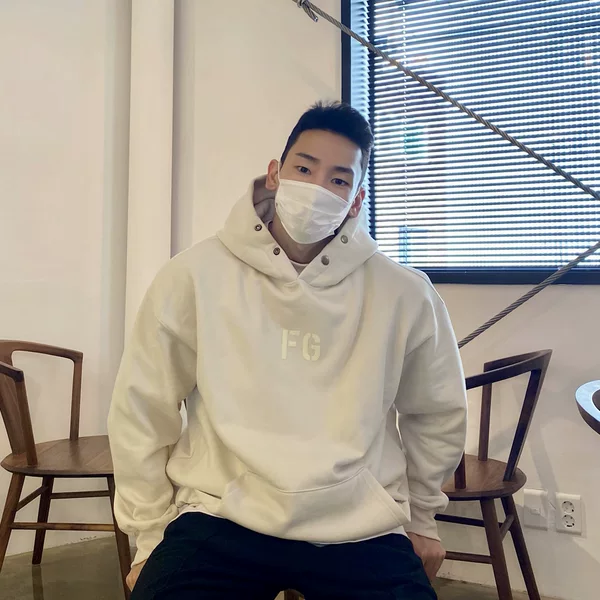 FOG FEAR OF GOD Season 7 Main Line High Street Japanese and Korean American Retro Men's and Women's Hoodie Sweater with Velvet