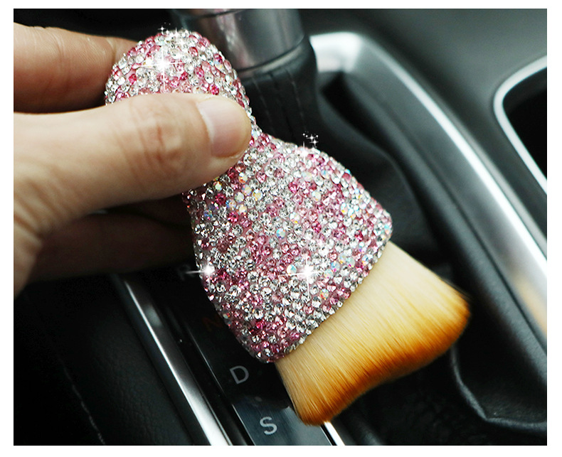 Car interior dust sweeping soft brush car wash tool artifact car dust removal brush air outlet cleaning brush wholesale