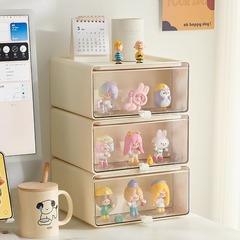 ブラインドボックスフィギュア収納ボックスバブル人形マット人形装飾品デスクトップかわいいディスプレイラック収納ラックディスプレイボックス