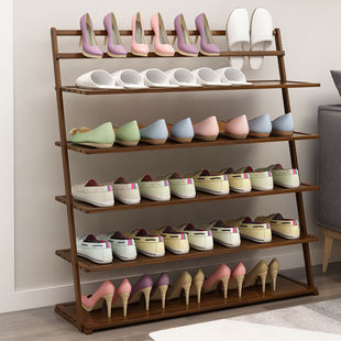 Shoe Rack Multi-Layer Home Living Room Shoe Rack Simple Rental Room Dustproof Entrance Shoe Cabinet Balcony Potted Succulent Spring Melting
