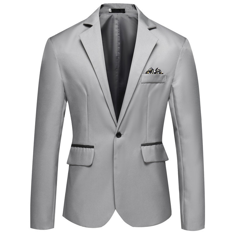 Giacca blazer uomo casual elegante blazer da uomo professionale_voghion.com