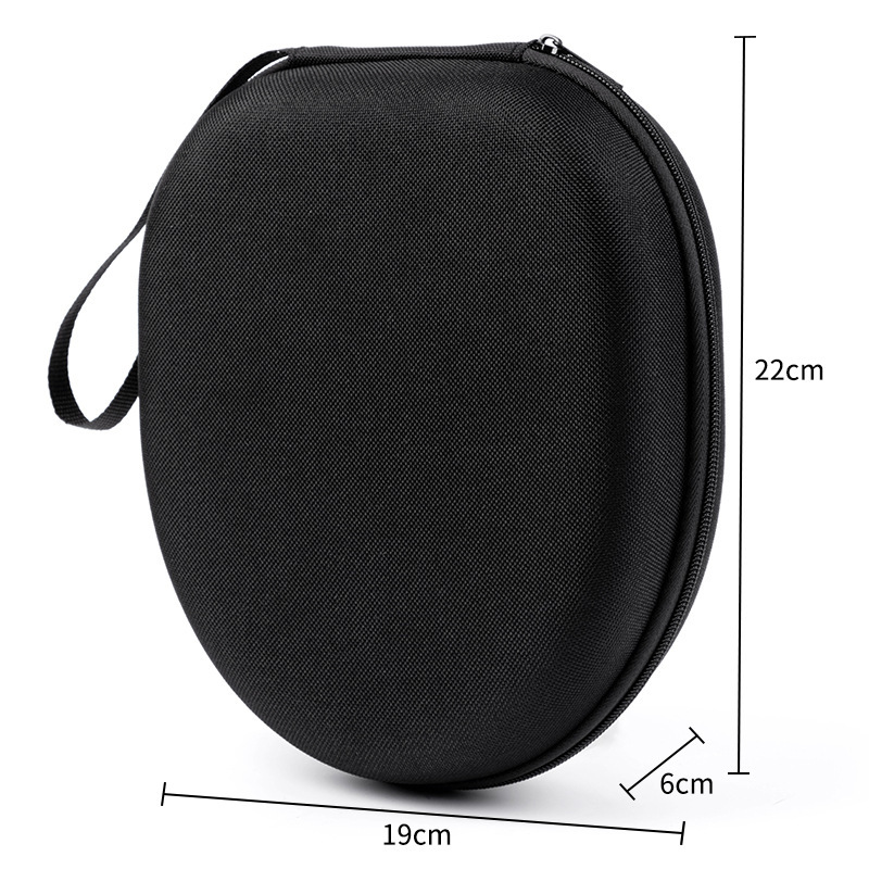 Eva Headphone Cosmetics Bag Portable Head-Mounted Bluetooth Headphone Storage Box Large Earphone Zipper Bag
