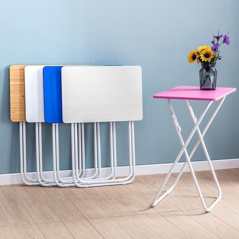 Dormitory Table, Floor-Standing Small Dining Table, Storage Small Seat Table, Folding Table, Mini Bedside Narrow Gap Table, Le De Zhu