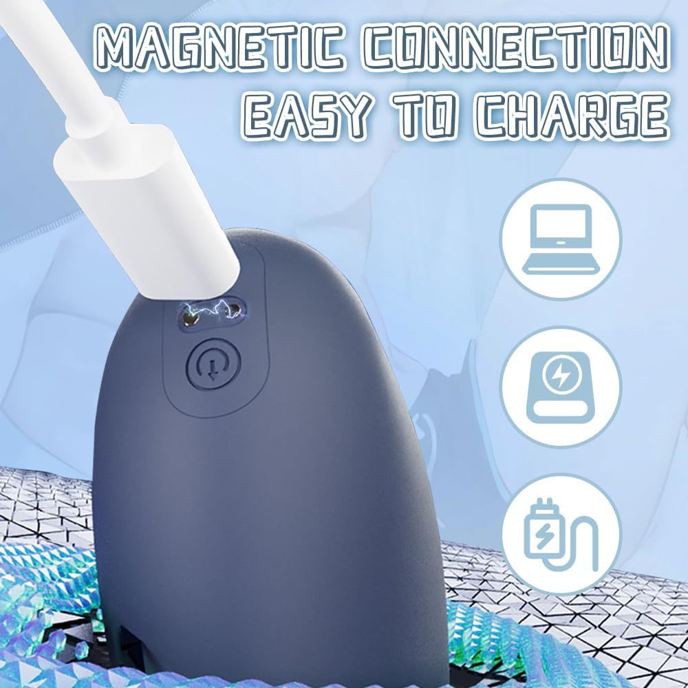 Vibrating Urethral Training Device for Men, Silicone Button-Control Desensitization Toy — detail image 11