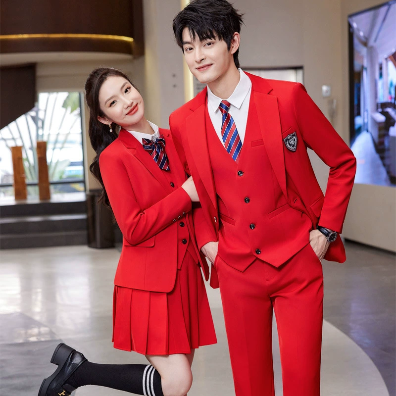 Фабричный магазин, школьная форма в студенческом стиле, цепочка поставок, костюм в студенческом стиле, женский костюм на весну и осень, модный костюм для средней школы, студенческий костюм