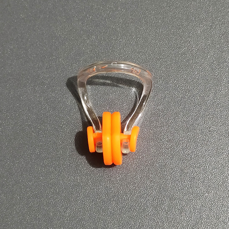 Orange nose clip (packed)