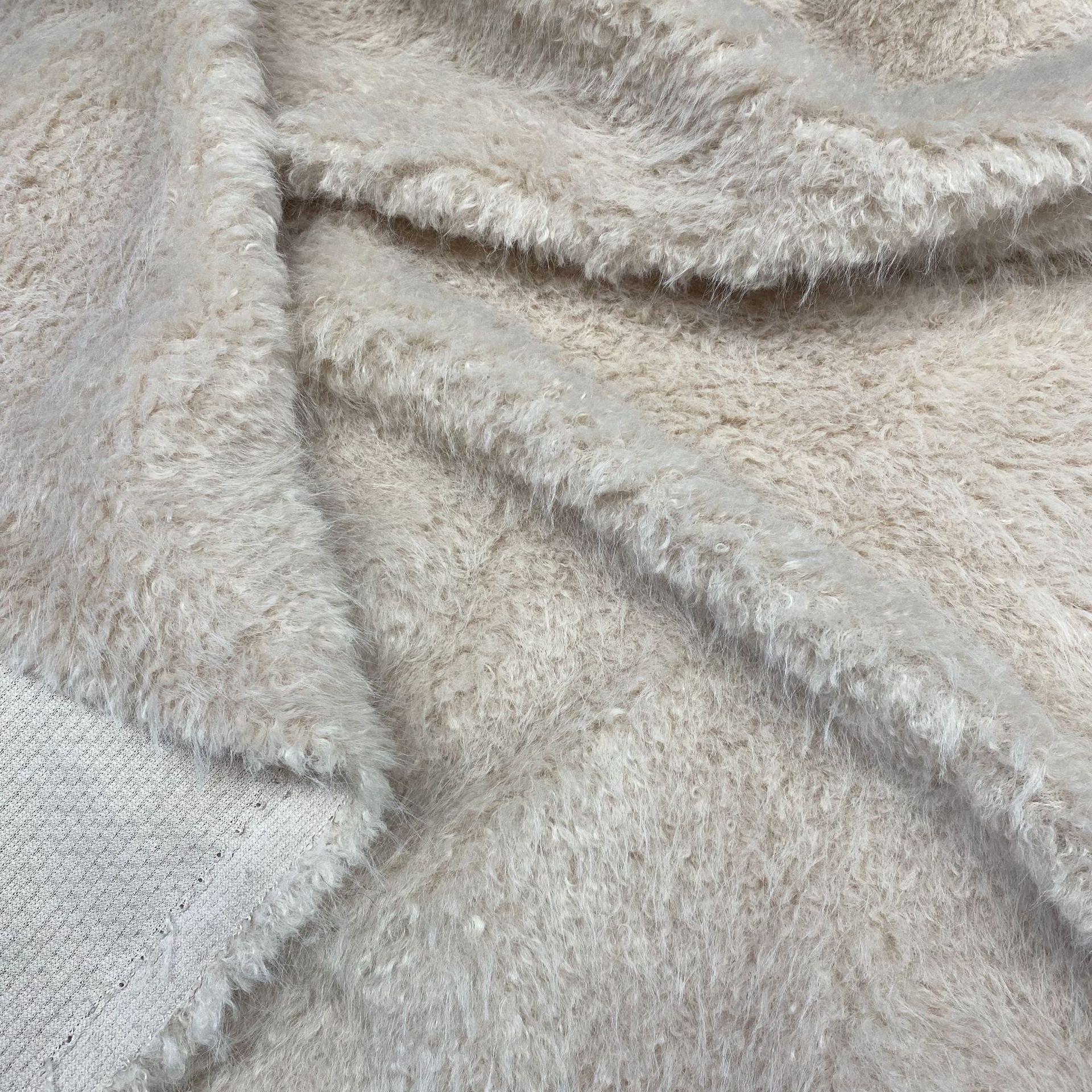 Tela de peluche de nieve, tela de peluche