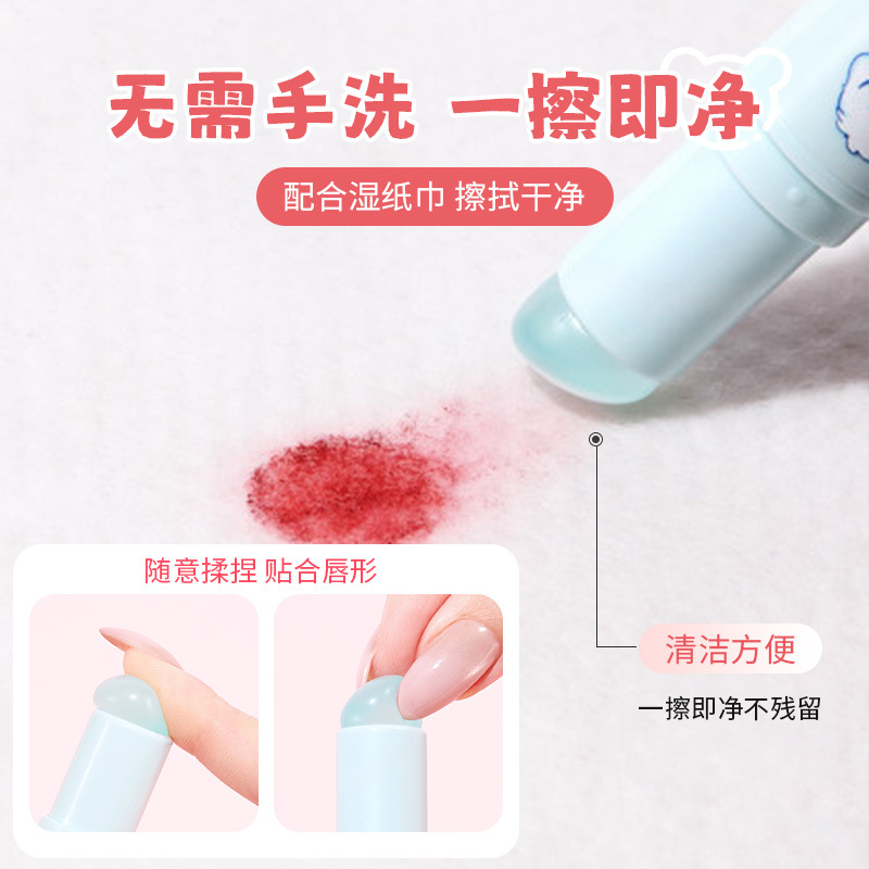 Pincel de silicona mini para labios Xierui GECOMO, pincel para difuminar labios con tapa, pincel de silicona suave para lápiz labial, herramienta de maquillaje.