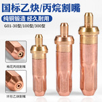 环形国标G01-30-100型煤气氧气乙炔丙烷割嘴液化气梅花状割炬批发