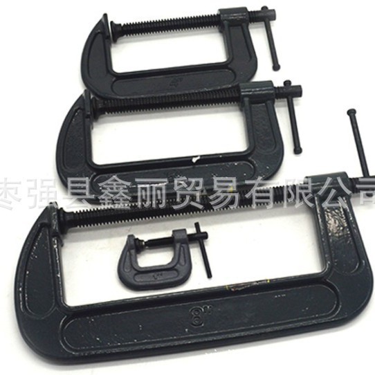 供应重型G型夹具G字夹C型夹钳重型夹钳木工夹弓形夹卡兰固定夹钳