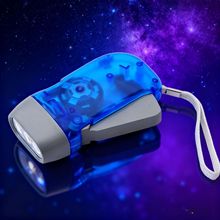 厂家供货3LED手压电筒迷你手压灯健身手电筒手压强光电筒广告可印