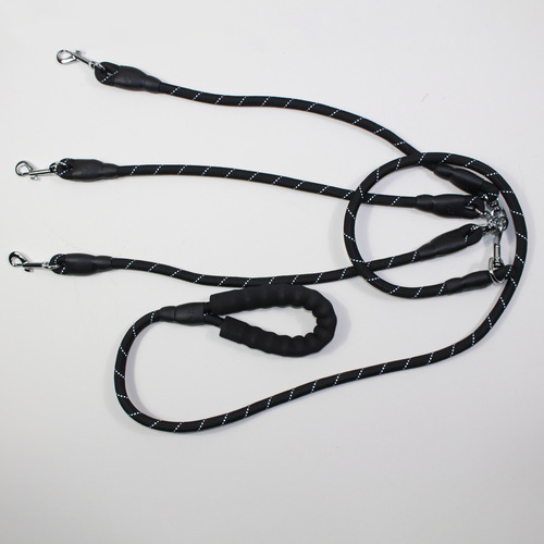 Cross-border products, one to two, one to three traction rope processing, customized dog traction rope, dog leash length, customized dog leash