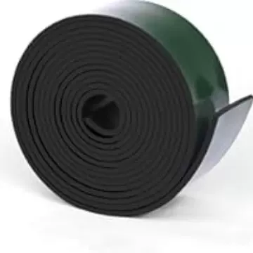 粘性实心橡胶条2 英寸宽 x 1/8 英寸厚 x 120 英寸长自氯丁橡胶片