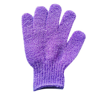 Guantes de baño de cinco dedos Guantes creativos Toalla de baño Exfoliante de cinco dedos Toalla de baño exfoliante Toalla de baño de doble cara para adultos