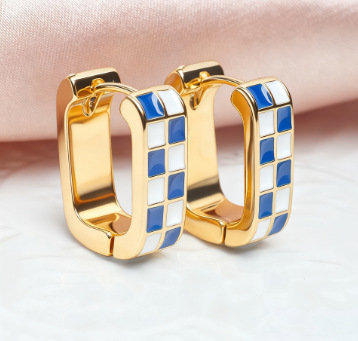 Fashionable Open Stud Earrings, Hypoallergenic Luxury Jewellery_voghion.com