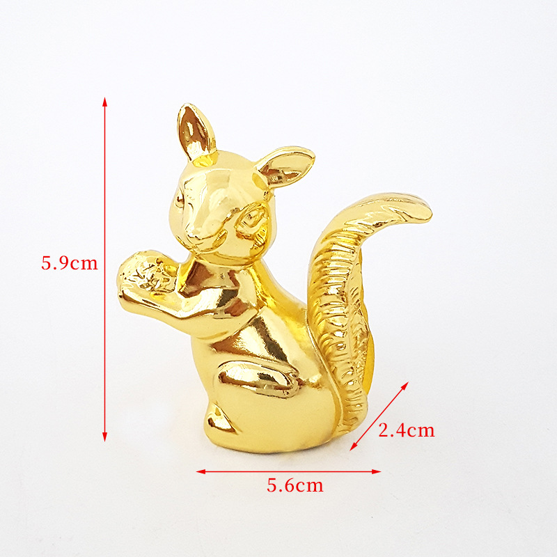 Luz casa de lujo cubierta de metal accesorios de elevación ciervos Cisne elefante animal decoración aromaterapia cubierta Candy Jar Accesorios