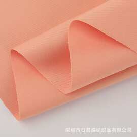 深圳厂家现货骑宾尼龙消光斜纹防水面料 起皱防水尼龙面料