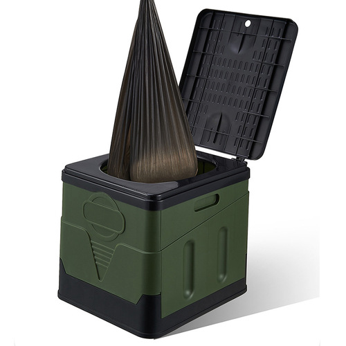 Outdoor Camping Toilet Folding Car Mount Portable Odor-Proof Solidifier Toilet Car Emergency Self-Driving Equipment