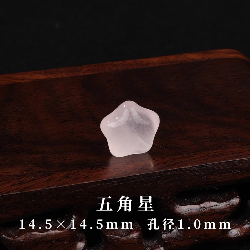 Cen 天然ホワイトクリスタル diy アクセサリーペンダントルースビーズ九尾キツネペンダントブレスレットブレスレット小さなドロップアクセサリー|undefined