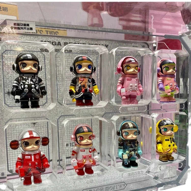 Коллекционная серия Bubble Mart Mega Space Molly Astronaut Jasmine второго поколения — коробка-головоломка ручной работы