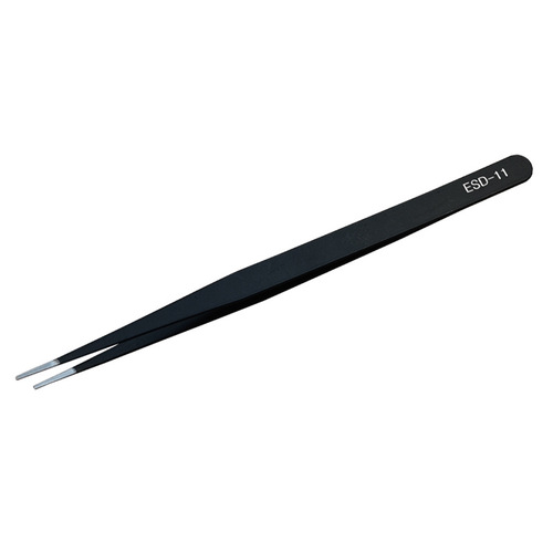 1MM stainless steel tweezers, anti-static precision ESD pointed curved tweezers, bagged clip, drill pick, grafted eyelashes and eyebrow clip