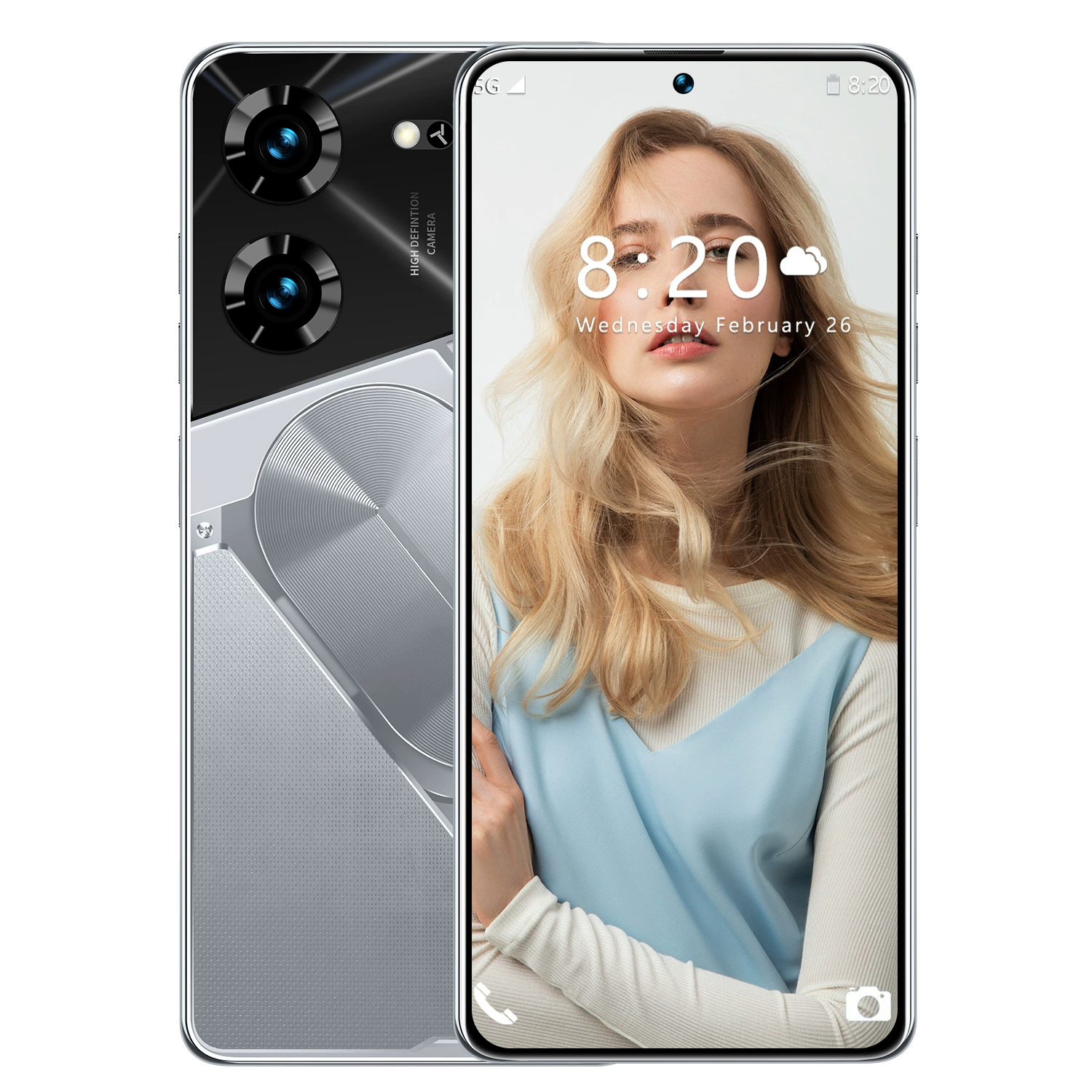 Смартфон POVA5 Pro, 16 ГБ + 1 ТБ, 7,3-дюймовый перфорированный экран, Android 10