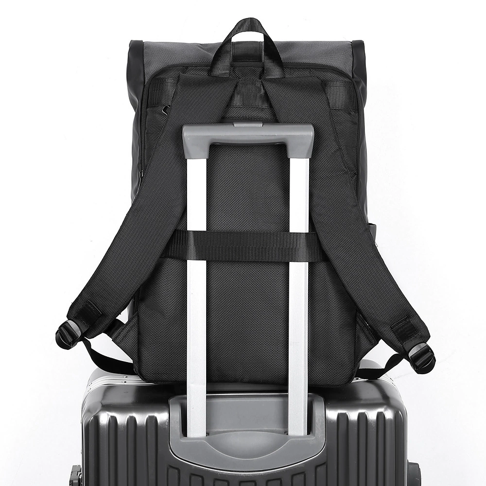 Waterproof backpack for elementary school students, capacious travel bag, laptop, business version, fall protection, for students