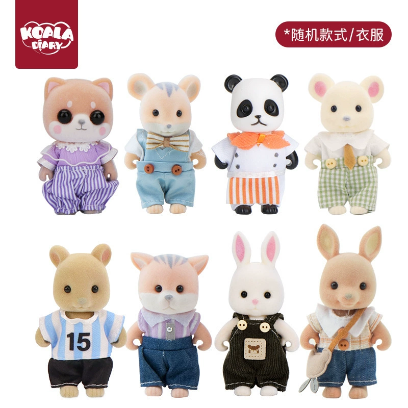 考拉日记 Small realistic furniture for bedroom, doll, family toy, bread