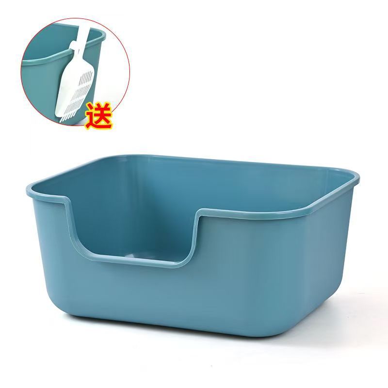 피콕 블루 무료 고양이 쓰레기 삽