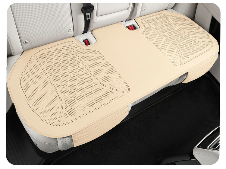 2025 New Purple Wind Chime Suede Car Seat Cushion Four-Season Multi-Piece Set of Three Small Pieces