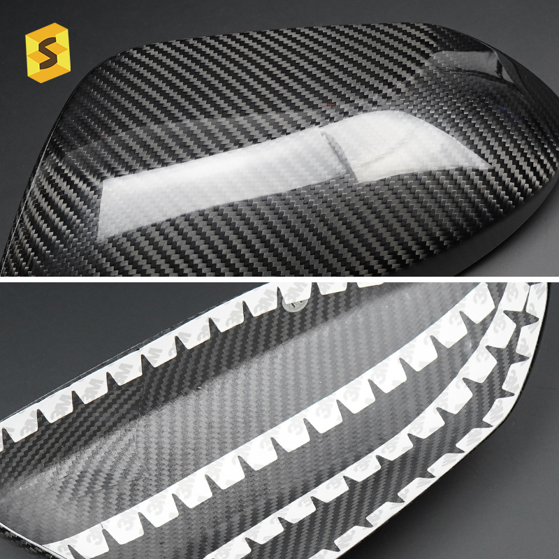 Suitable for Toyota Corolla 19-24 Models Carbon Fiber Rearview Mirror Cover Car Exterior Modification Decorative Sticker